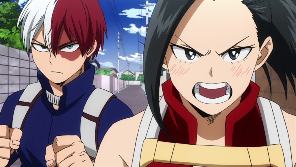 My Hero Academia: Todoroki and Momo