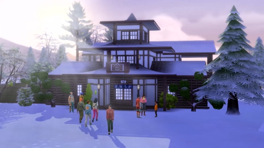 'The Sims 4: Snowy Escape' release date, gameplay 