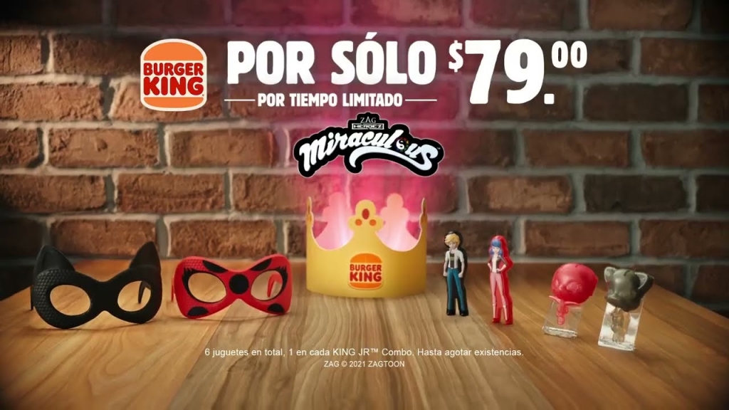 miraculous burger king toys